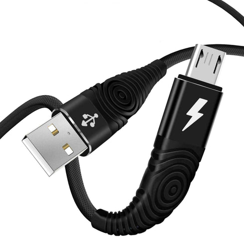 Heavy Duty Micro USB Charging Cable Braided Fast Phone Charger Lead - TradeNRG UK